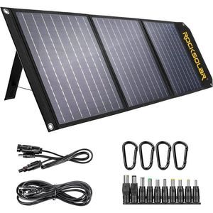 ROCKSOLAR 60 Watt Foldable Solar Panel Kit  Cell Solar Battery Charger